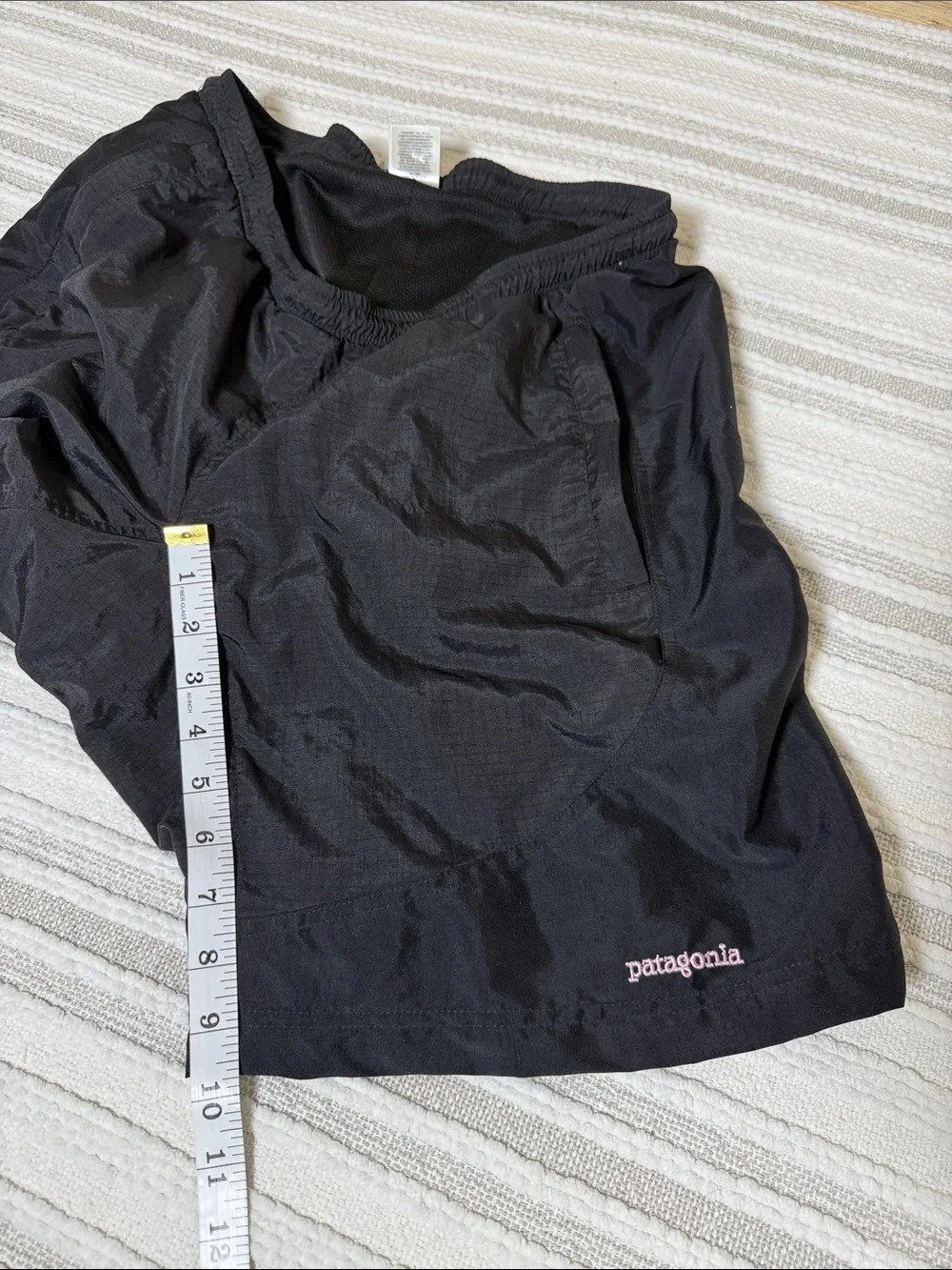Patagonia Vintage Stretch Barranca Bike Shorts Men M Black Padded Chamois NWT